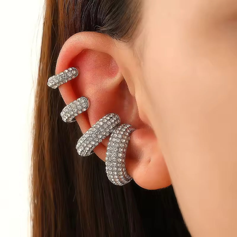 Elegant Crystal Ear Cuff
