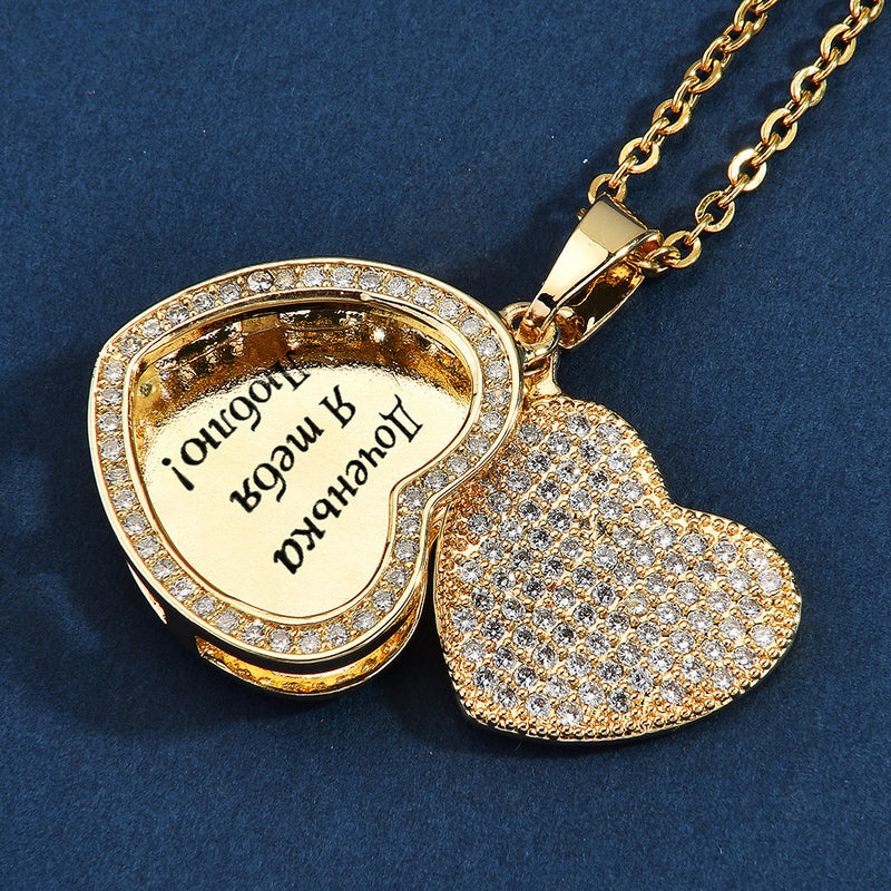 Elegant Crystal Heart Necklace