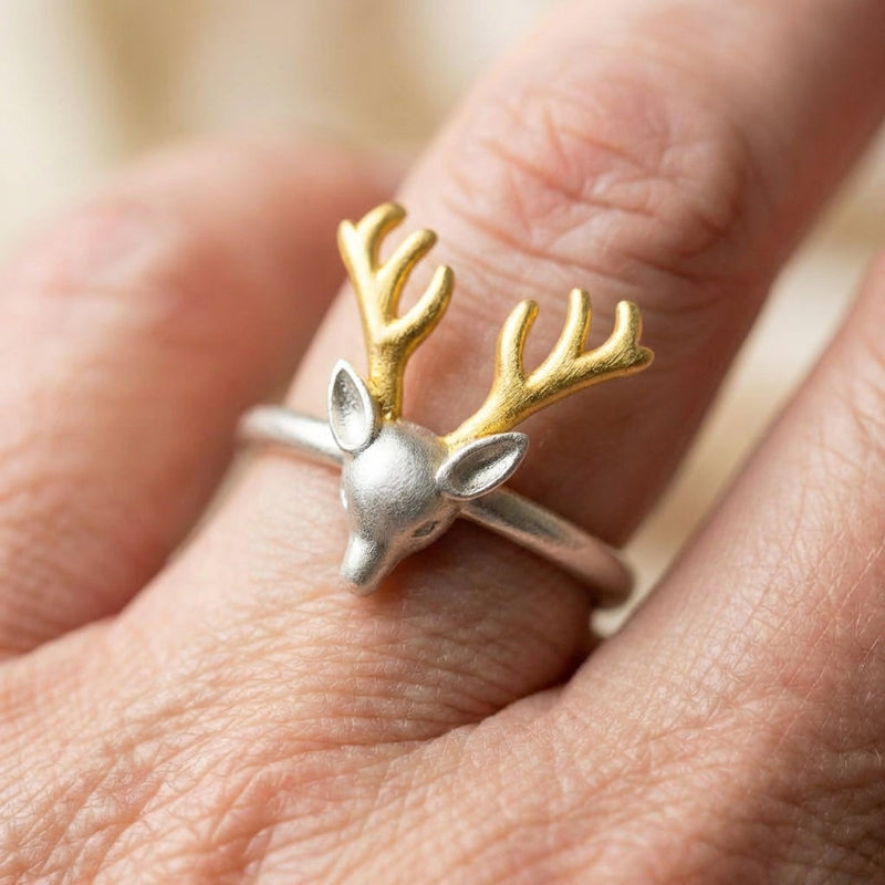 Deer Antler Ring