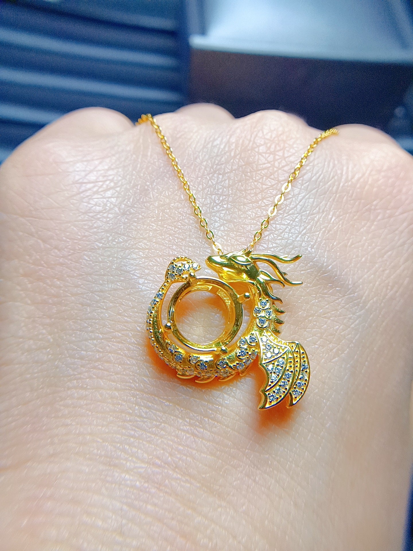 Elegant Dragon Necklace