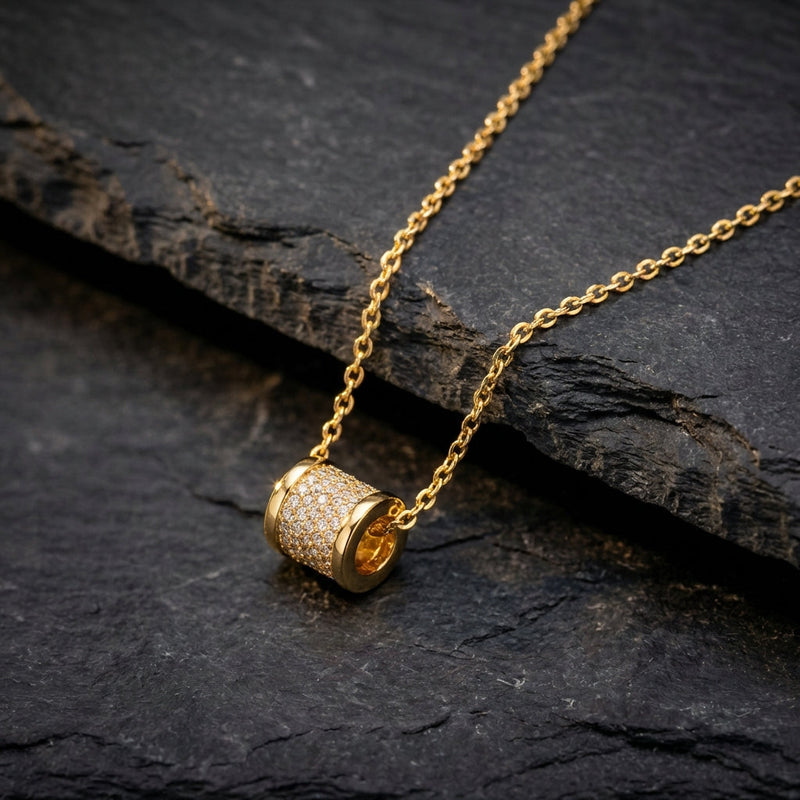 Elegant Drop Gold Necklace