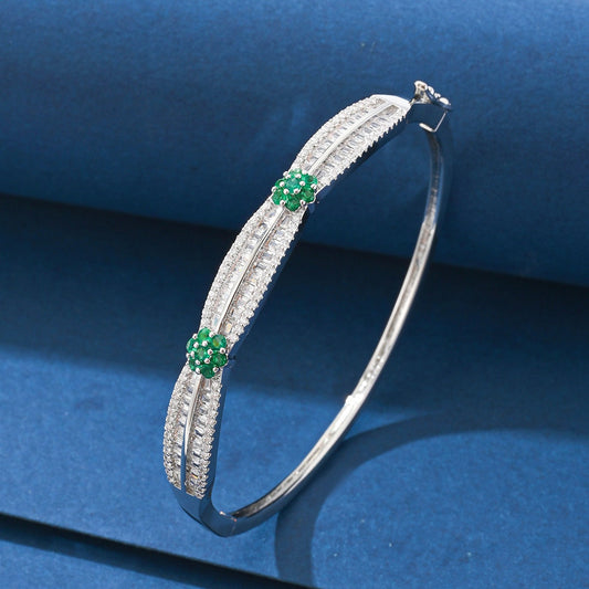 Elegant Emerald Bracelet