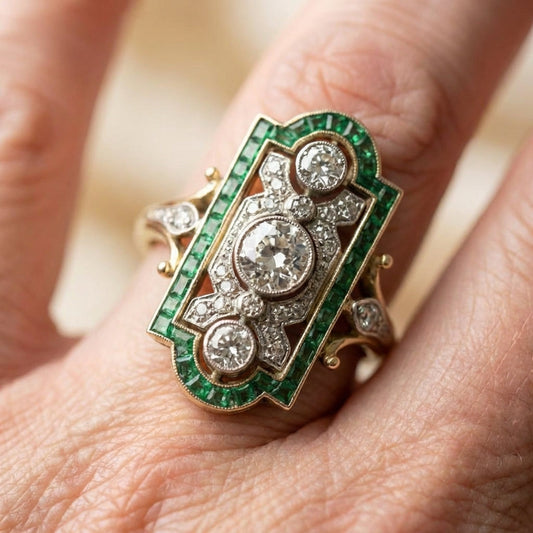 Emerald Diamond Ring