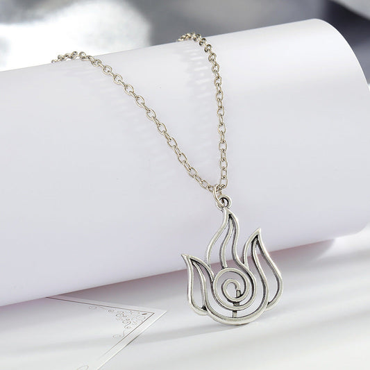 Elegant Flame Necklace