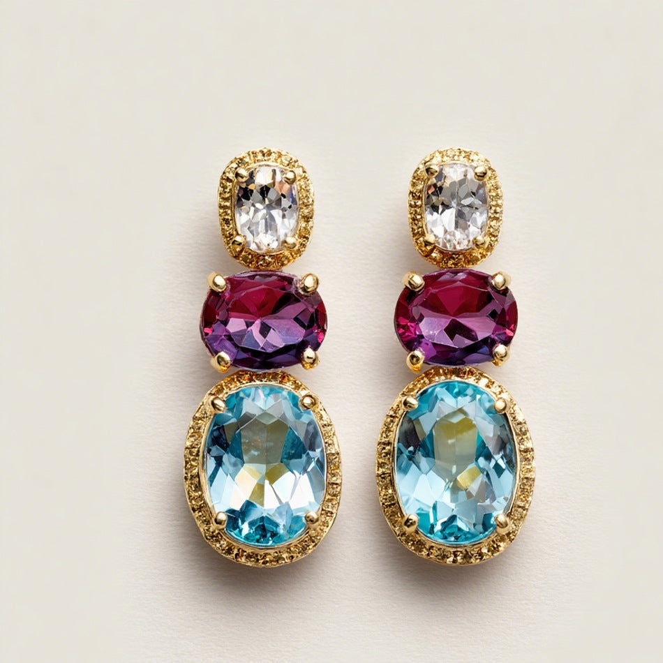 Elegant Gemstone Earrings