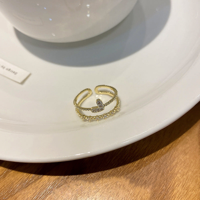 Elegant Gold Cuff Ring