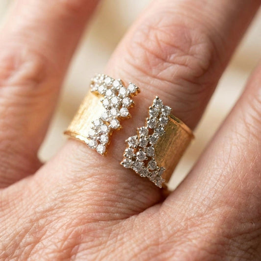 Gold Cz Ring