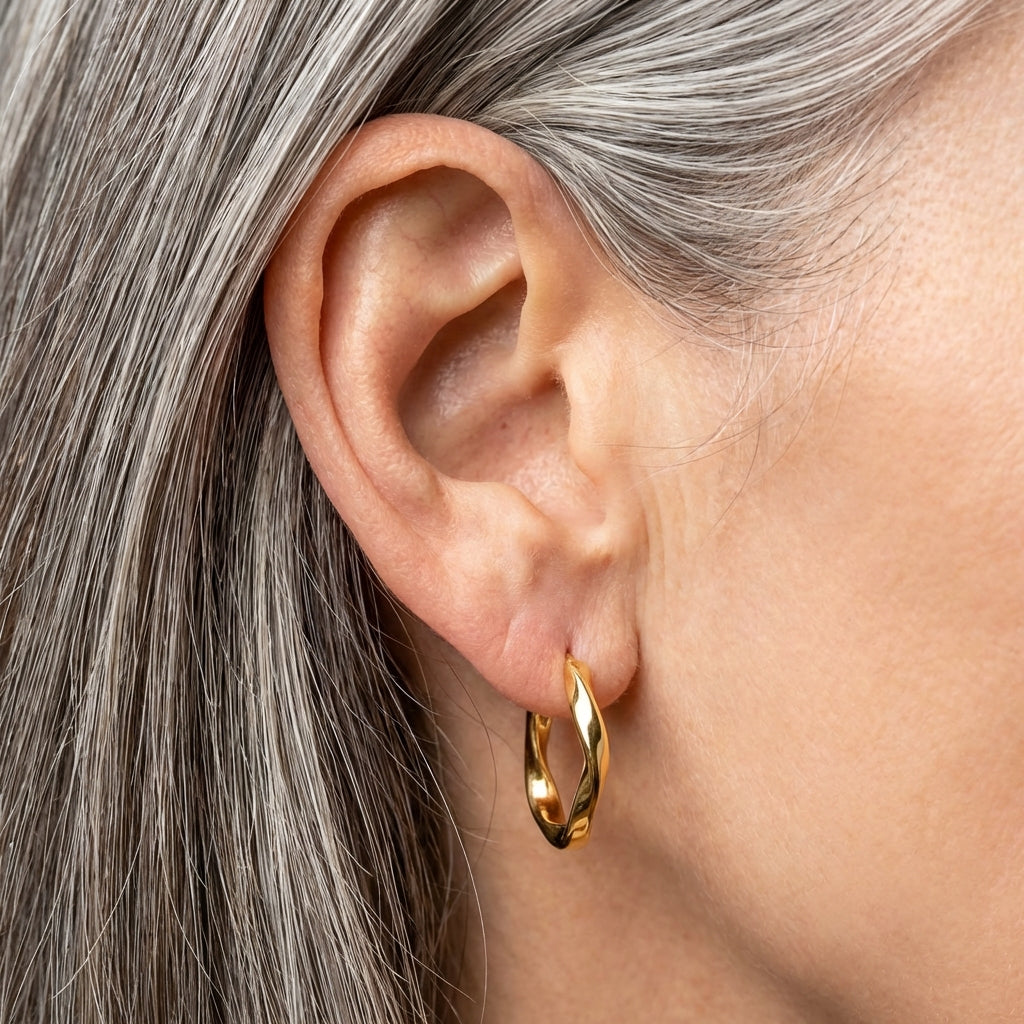Gold Hoop Earrings