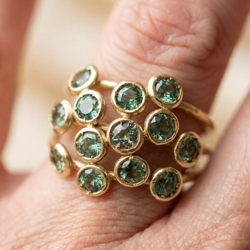 Green Stone Ring