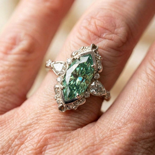Green Stone Ring