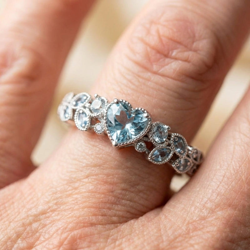 Heart Leaf Ring