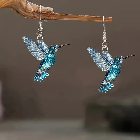 Elegant Hummingbird Earrings