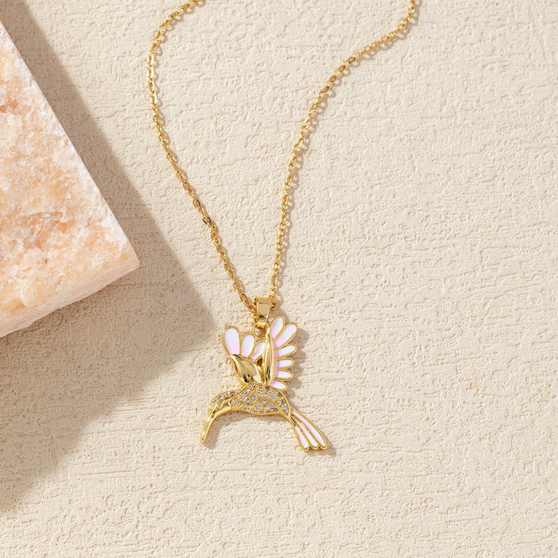 Elegant Hummingbird Necklace