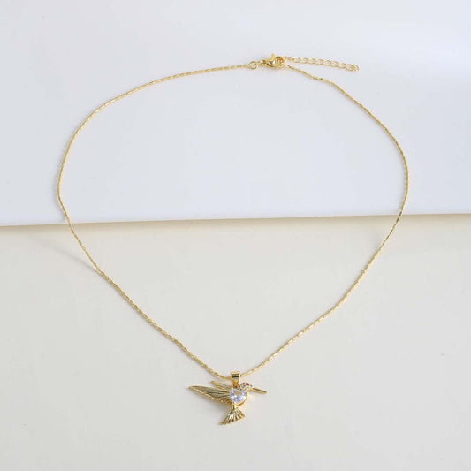 Elegant Hummingbird Necklace