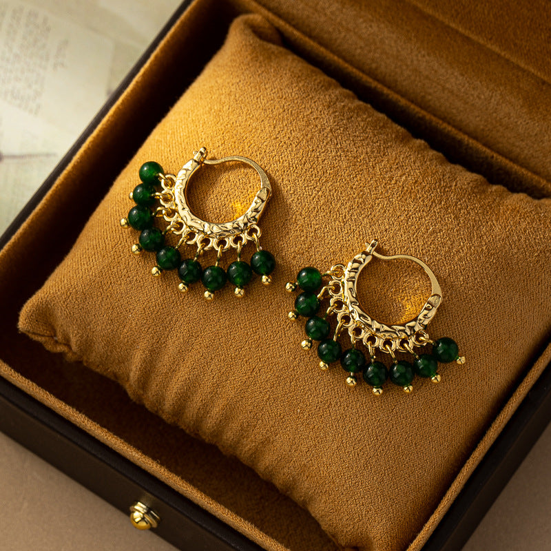 Elegant Jade Earrings