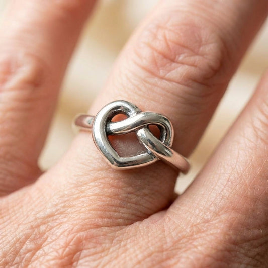 Knot Heart Ring