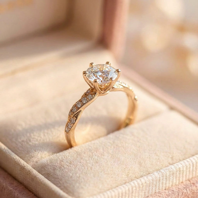 Elegant Moissanite Ring