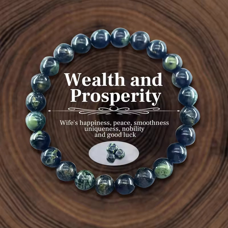 Elegant Moss Agate Bracelet