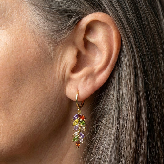 Multicolor Crystal Earrings