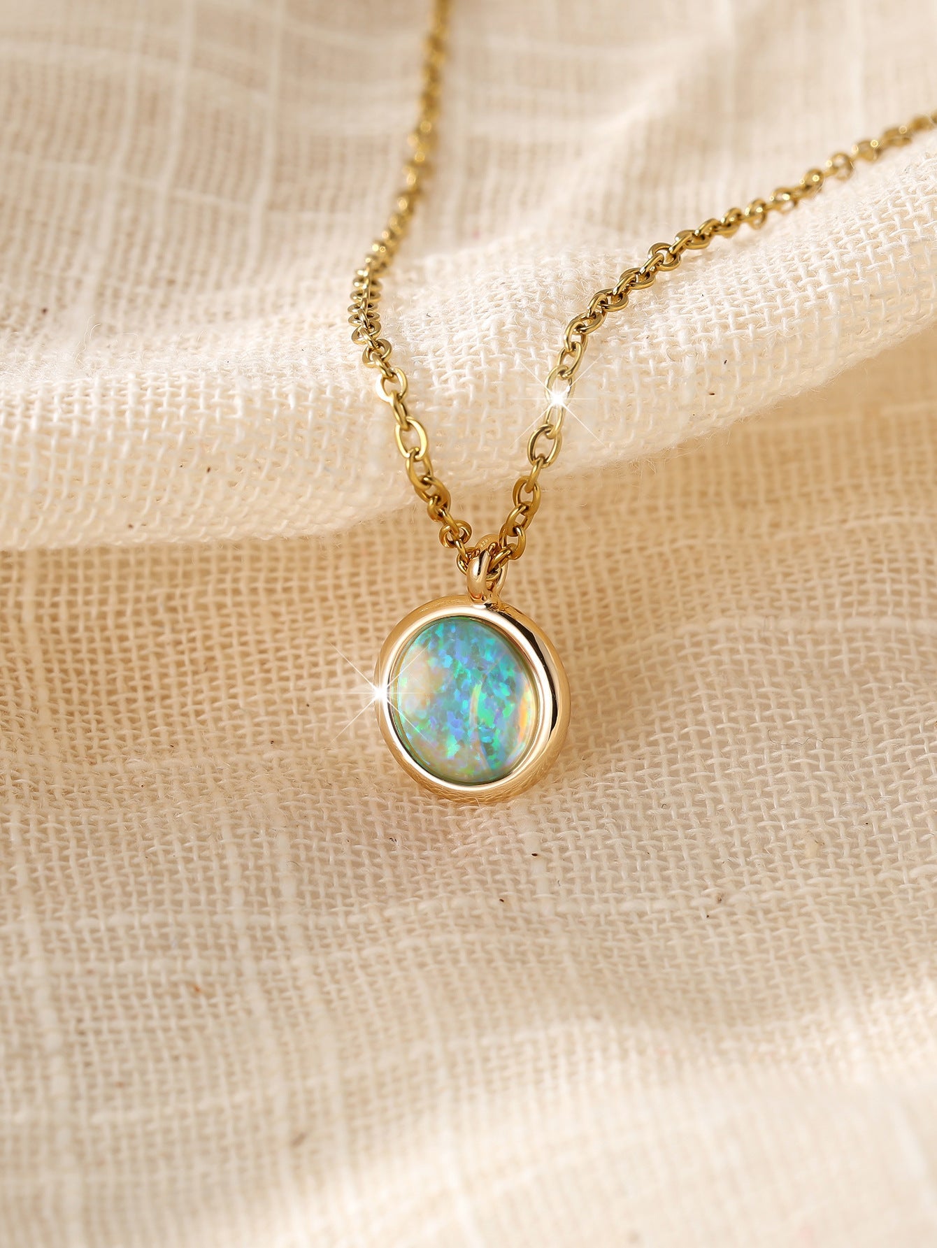 Elegant Opal Necklace