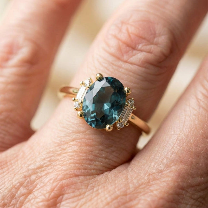 Oval Sapphire Ring