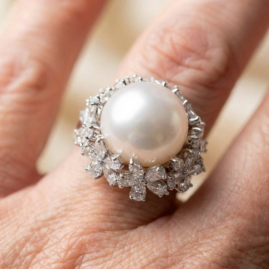 Pearl Flower Ring