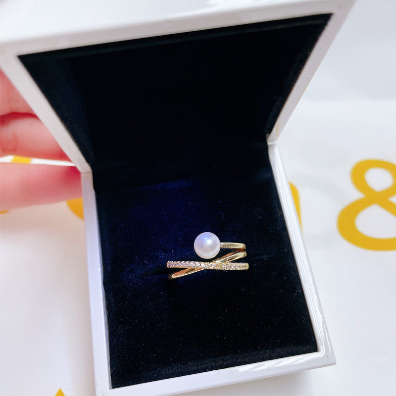 Elegant Pearl Ring