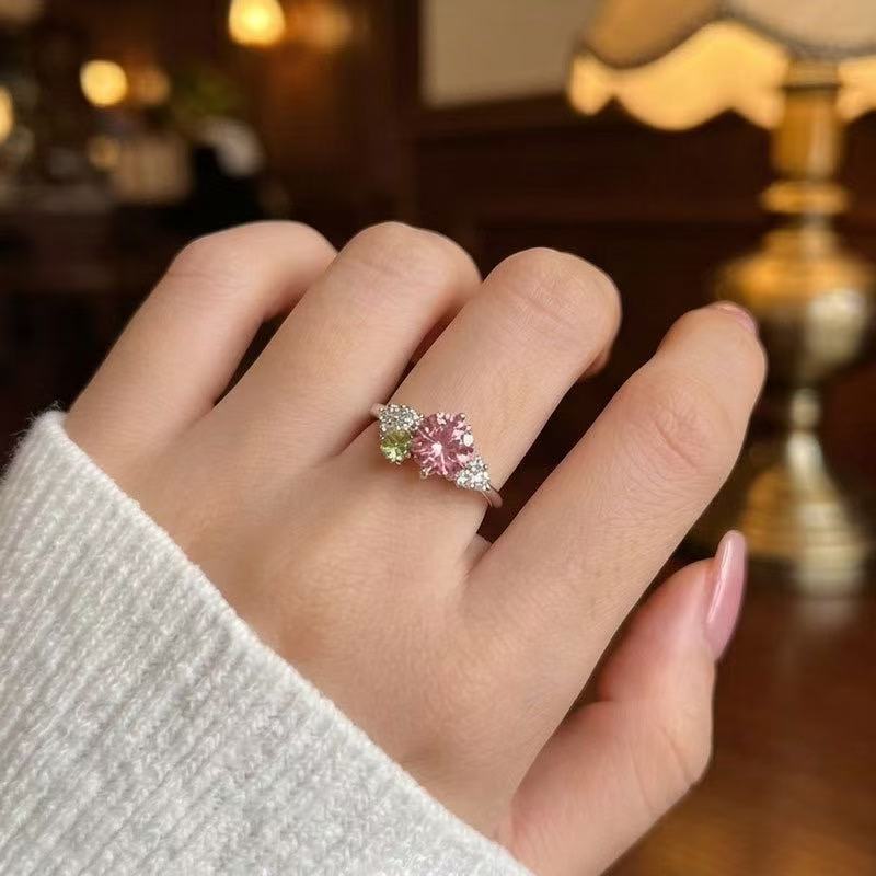 Elegant Pink Tourmaline Ring
