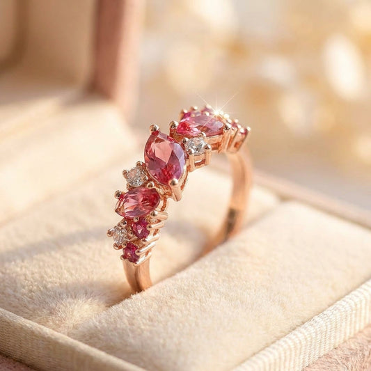 Elegant Pink Tourmaline Ring