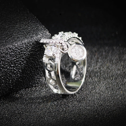 Elegant Prestige Crystal Ring