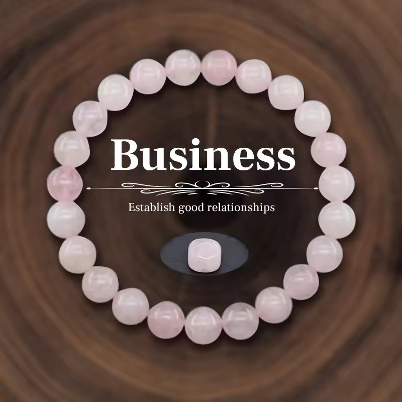 Elegant Rose Quartz Bracelet