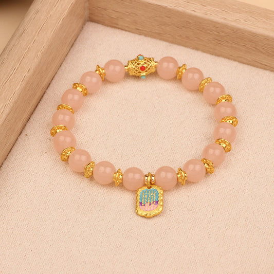 Elegant Rose Quartz Bracelet