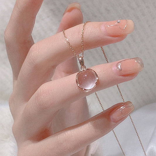 Elegant Rose Quartz Necklace