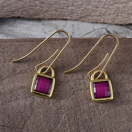 Elegant Ruby Earrings
