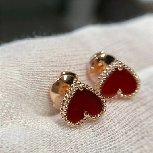 Elegant Ruby Earrings
