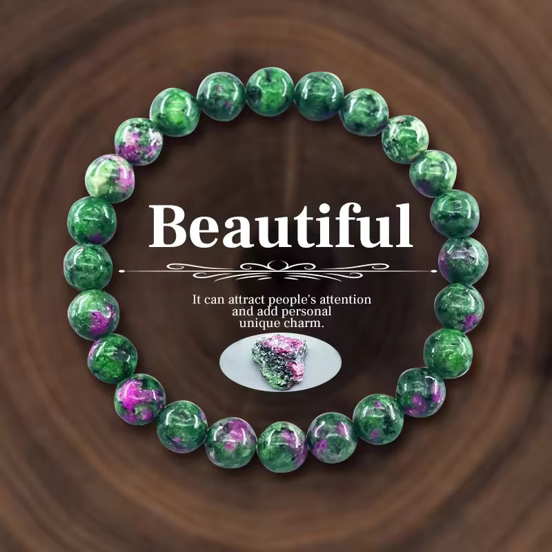 Elegant Ruby Zoisite Bracelet