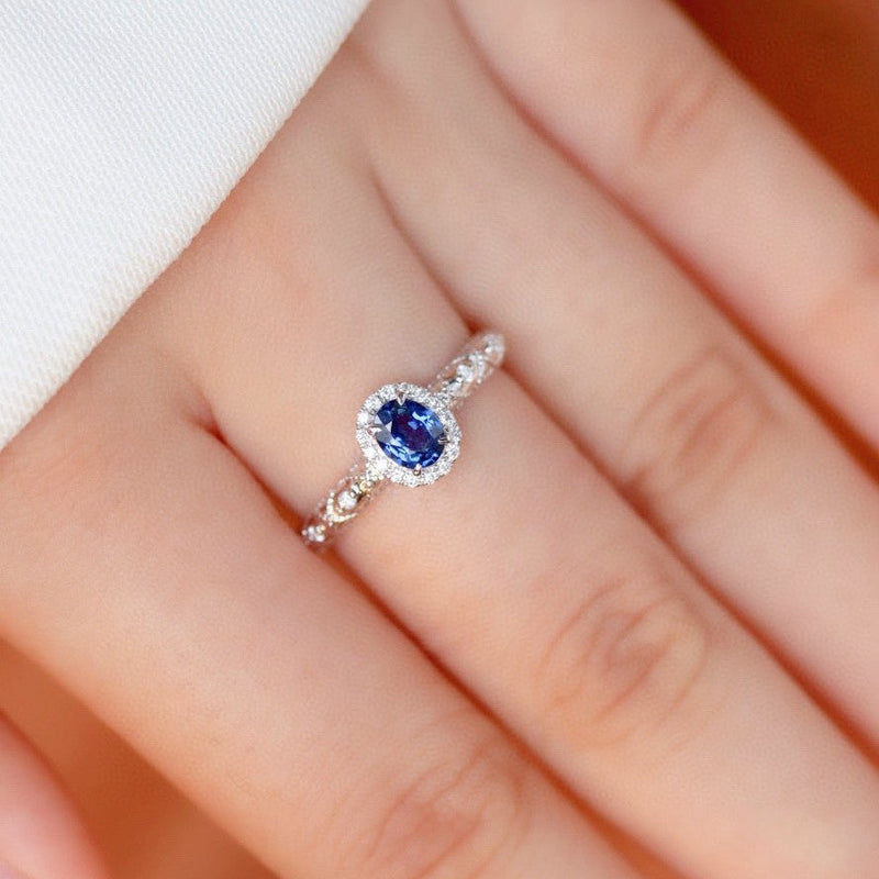 Elegant Sapphire Ring