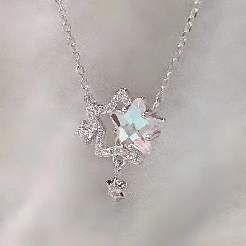 Elegant Silver Star Crystal