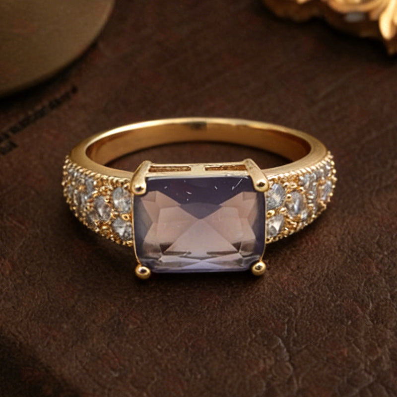 Elegant Smoky Quartz Ring