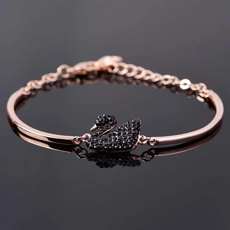 Elegant Swan Bracelet