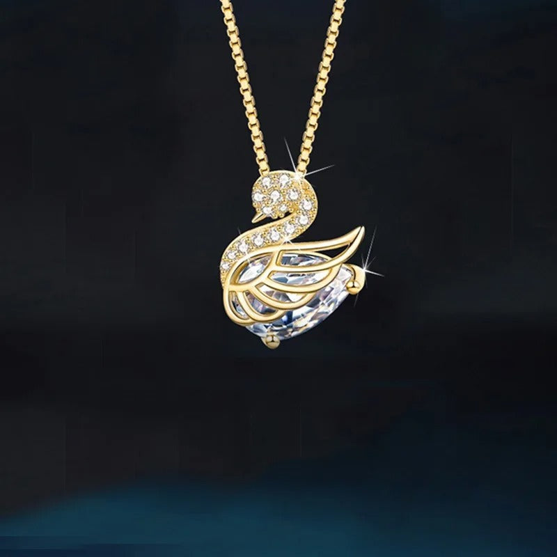 Elegant Swan Necklace