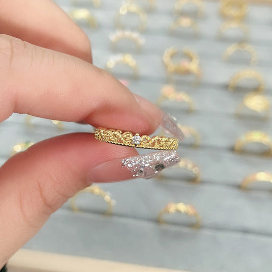 Elegant Textured Ring