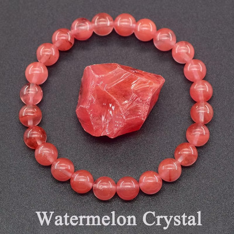 Elegant Watermelon Crystal Bracelet