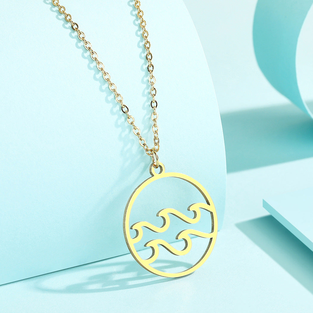 Elegant Wave Necklace