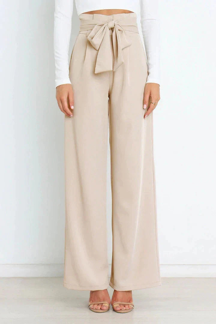 CD | Pantaloni eleganți cu curea pentru femei