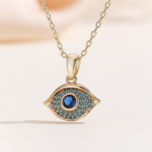 Evil Eye Blue Necklace