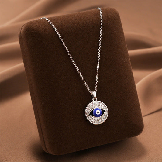 Evil Eye Crystal Necklace