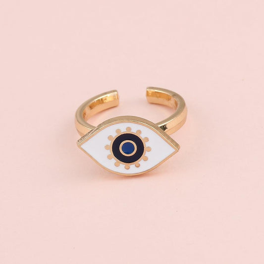 Evil Eye Cuff Ring