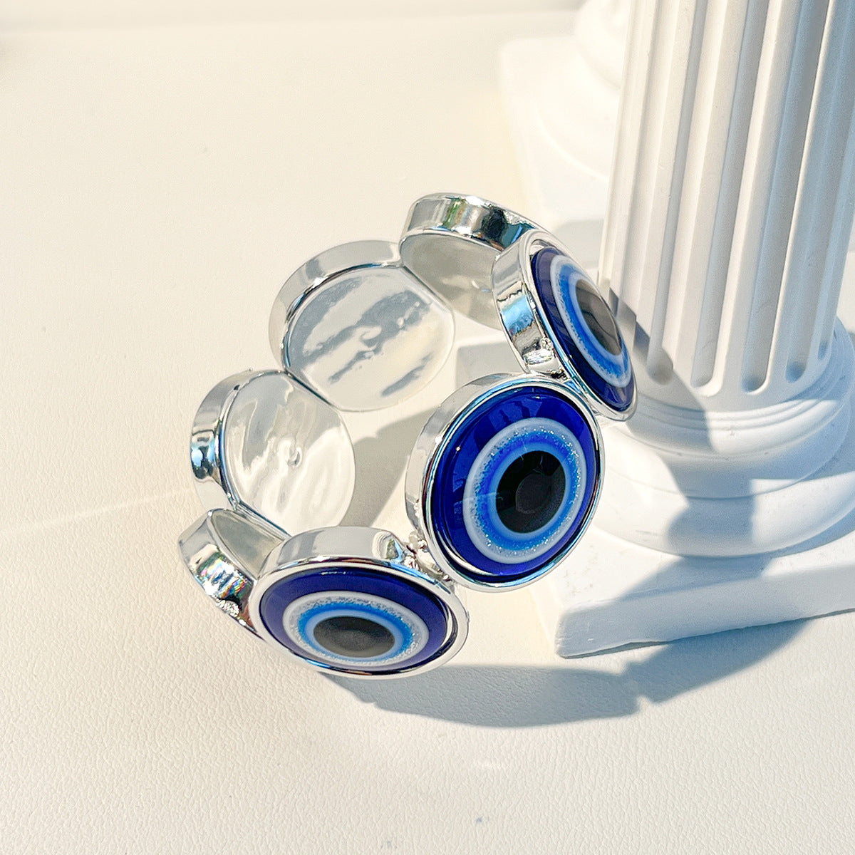 Evil Eye Silver Bracelet