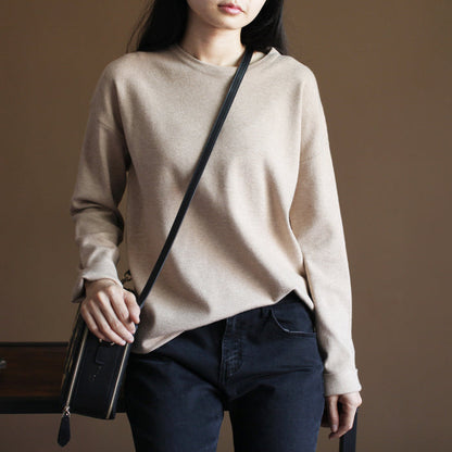 Fine Nude Knit Sweaters Casualsweaters New Knit Top Rabbit Fur